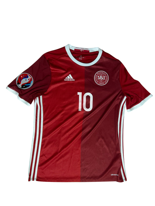 Christian Eriksen Denmark 2016 Hjemmebanetrøje (Børn) – Børne Str. XL/176/15-16år