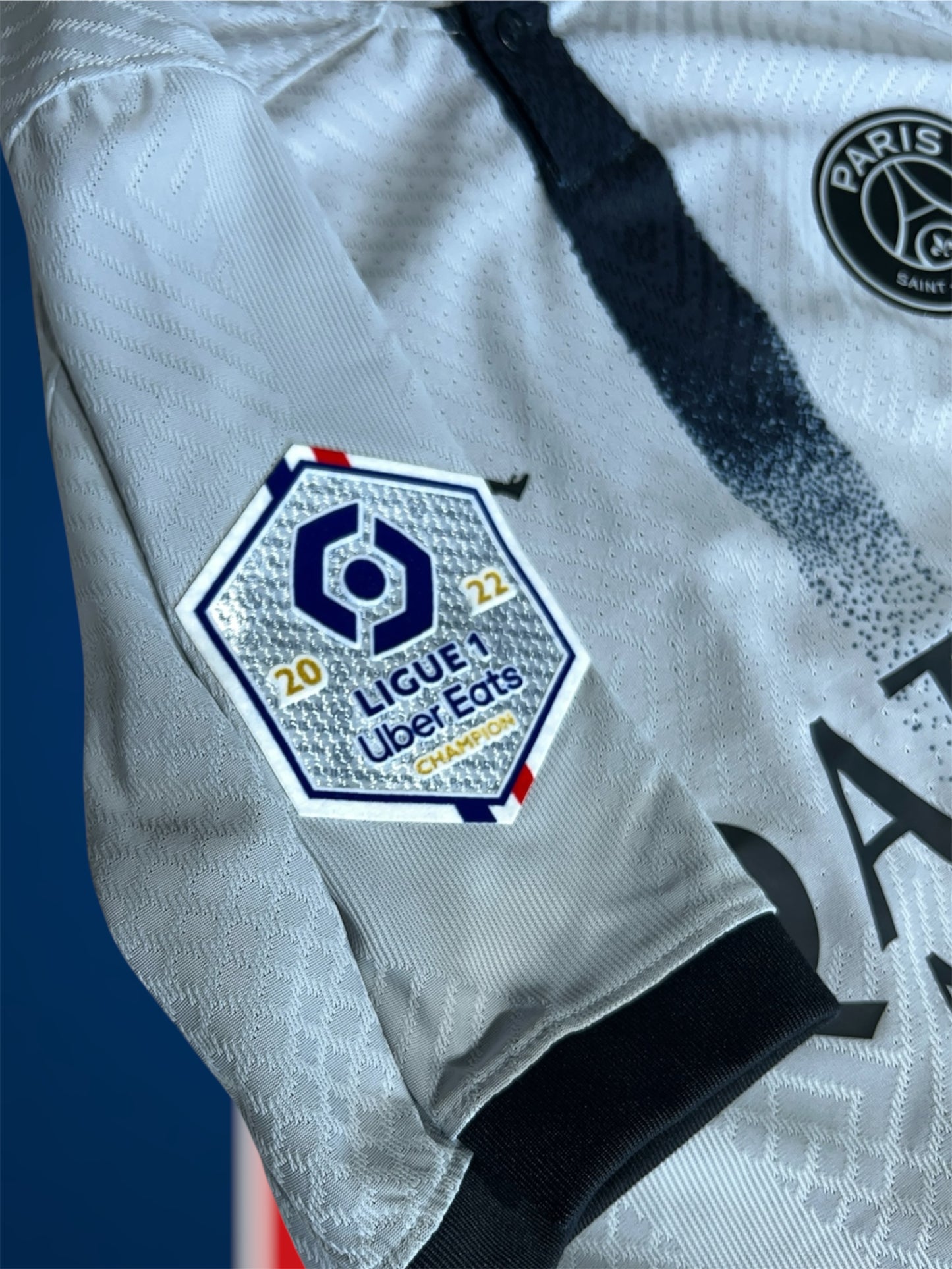 Marquinhos Paris Saint-Germain 2022-23 Udebanetrøje Player Version Str. S (Ligue 1 Patch)