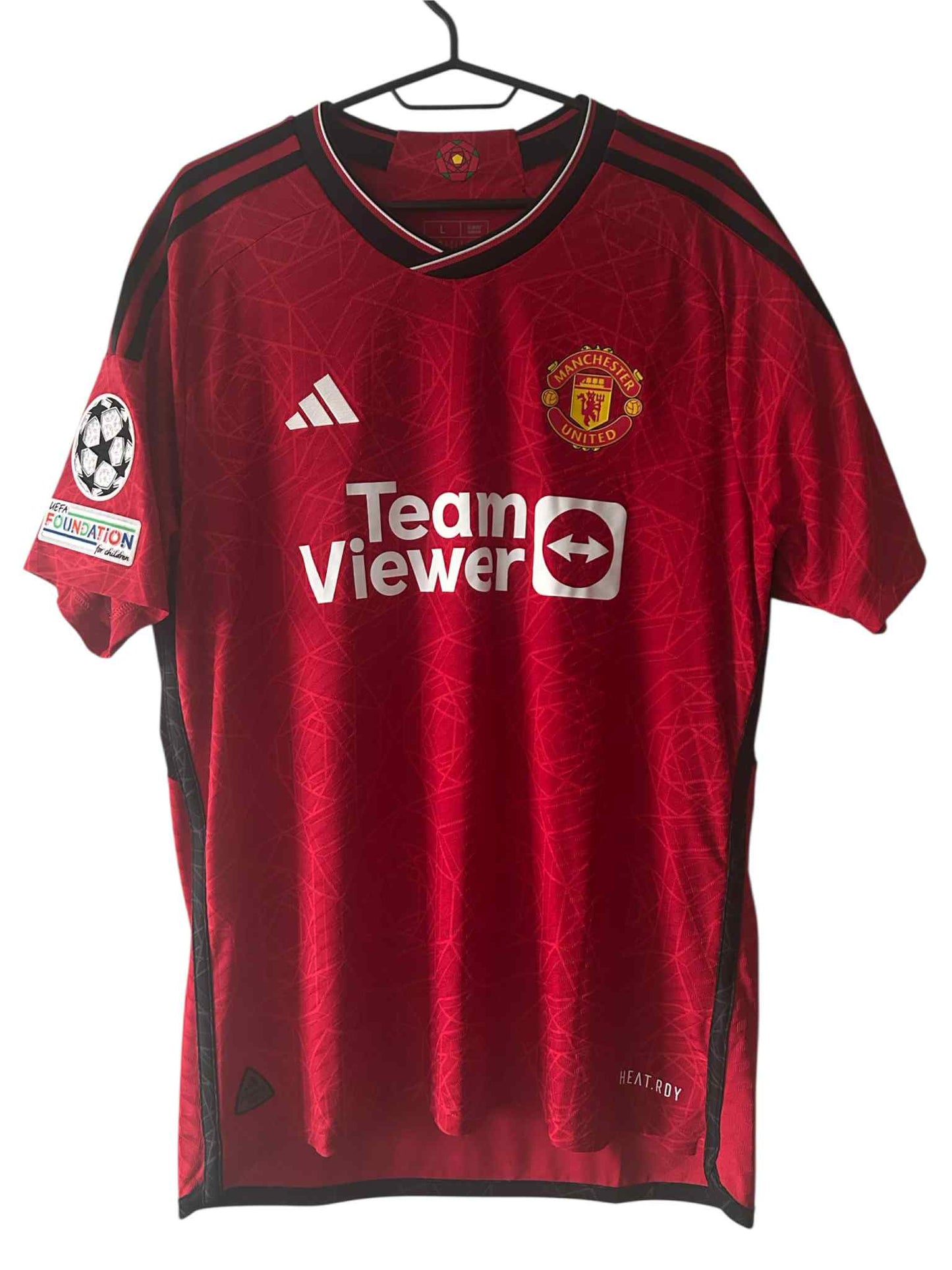 Marcus Rashford Manchester United 2023-24 Hjemmebanetrøje Player Version Str. L