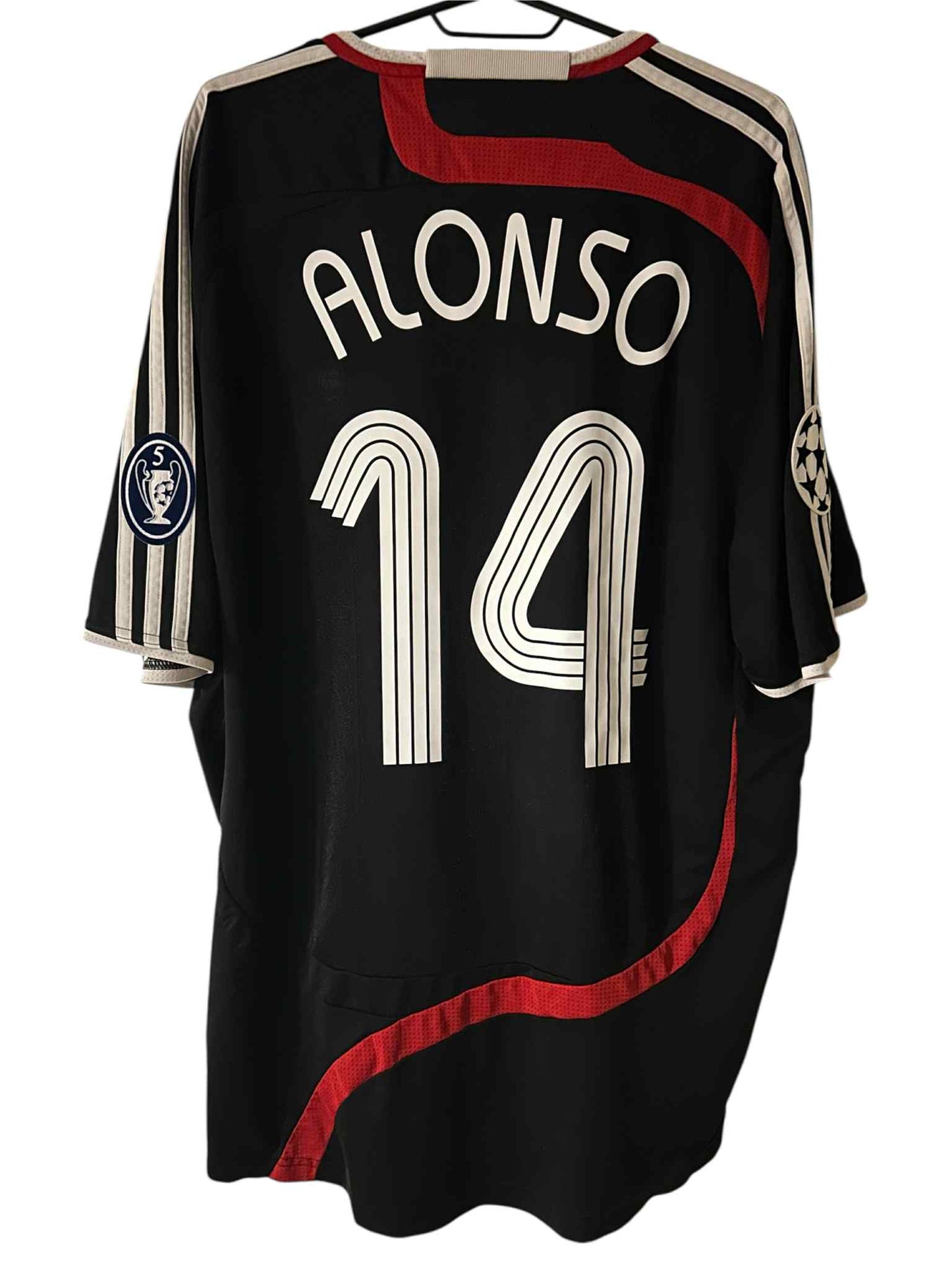 Xabi alonso Liverpool FC 2007-08 tredjetrøje str. L