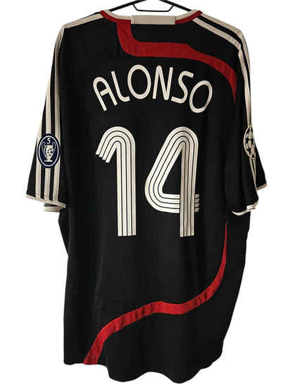 Xabi alonso Liverpool FC 2007-08 tredjetrøje str. L