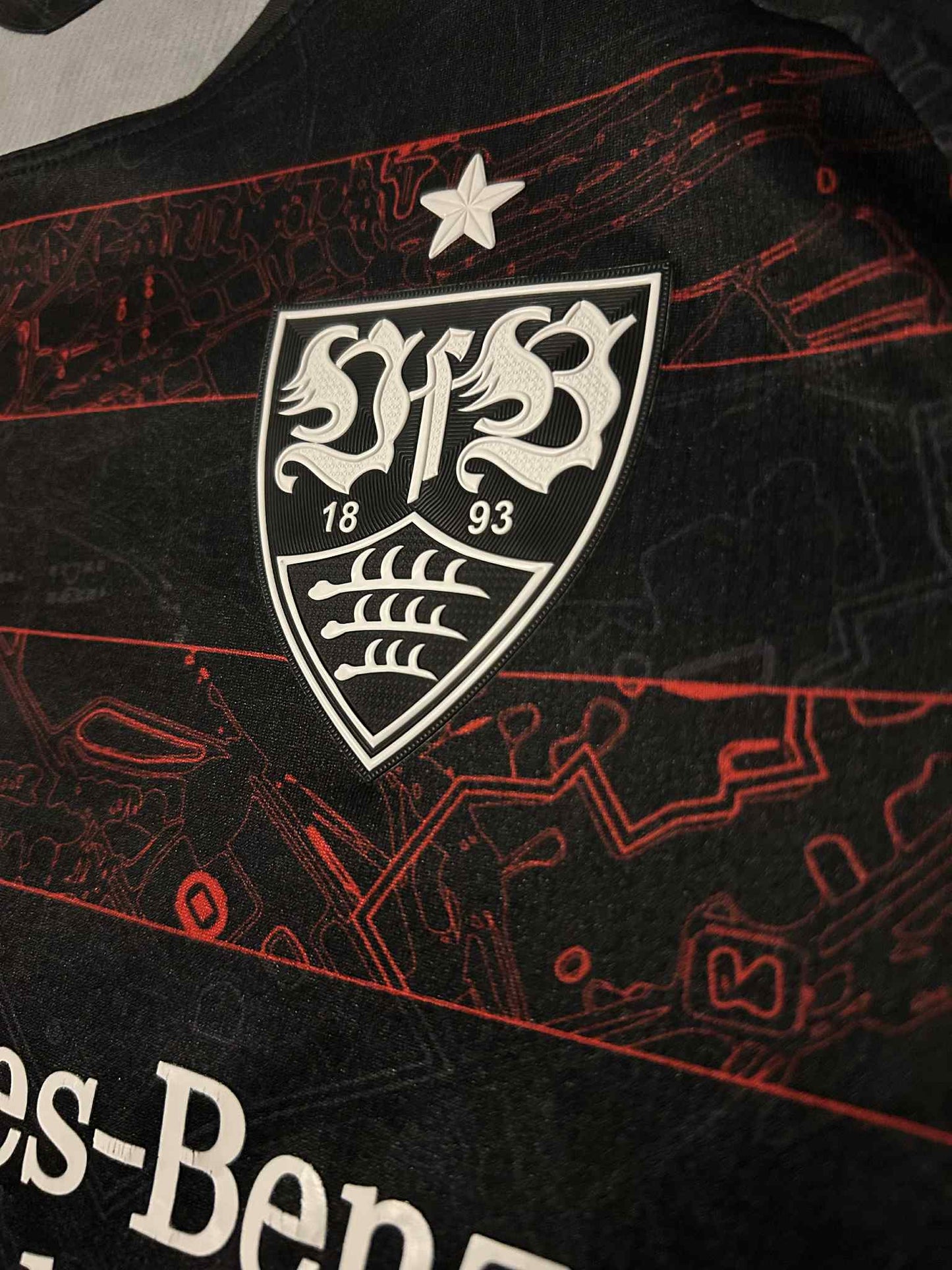 Silas VfB Stuttgart 2020/21 Udebanetrøje - str. XL