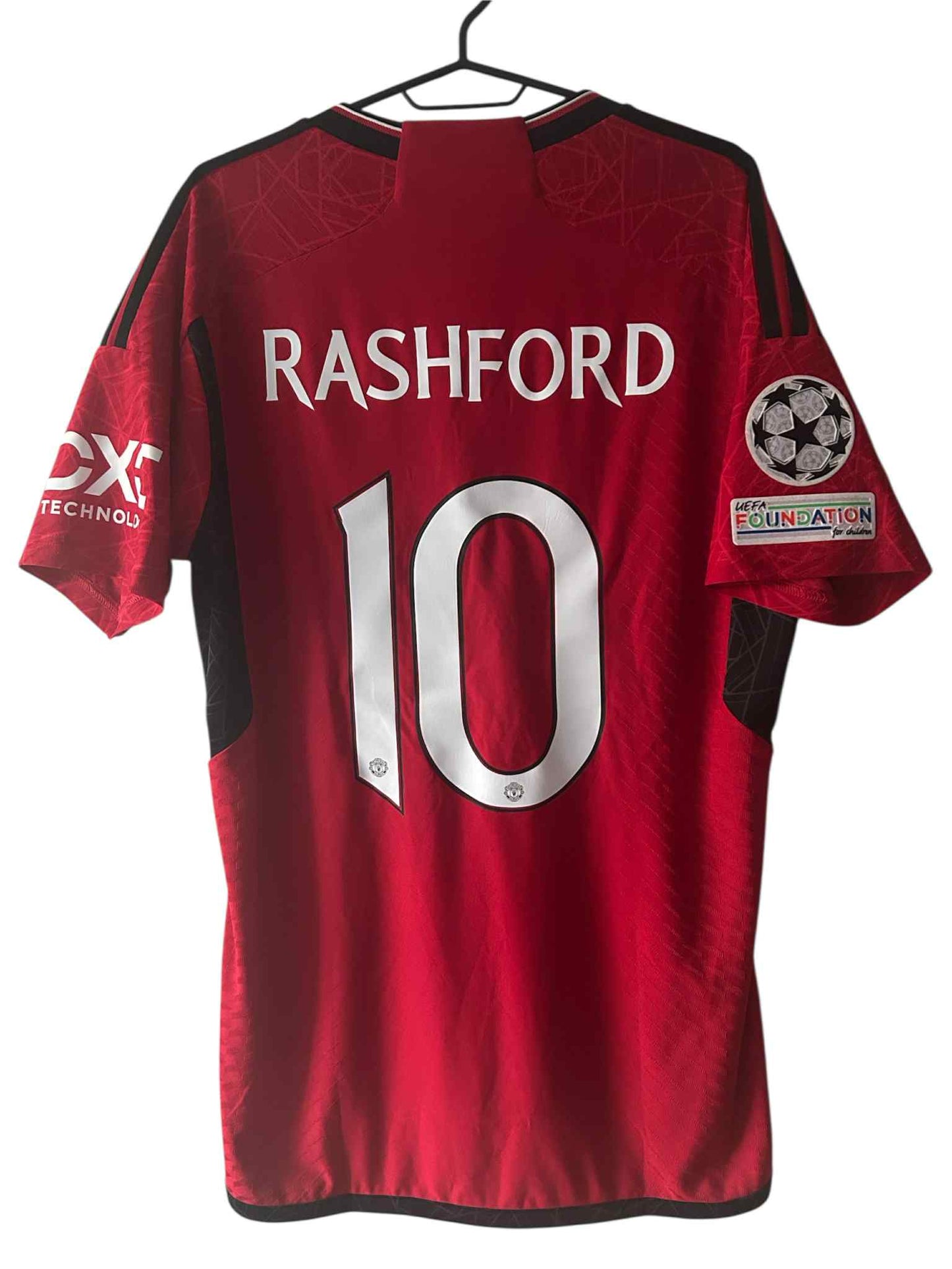 Marcus Rashford Manchester United 2023-24 Hjemmebanetrøje Player Version Str. L