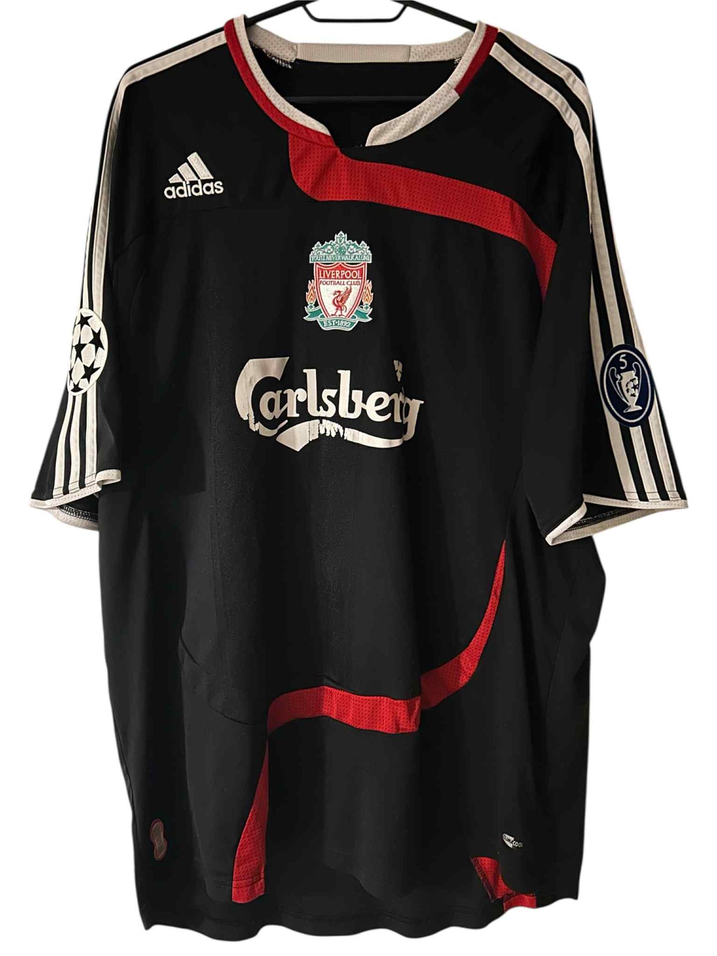 Xabi alonso Liverpool FC 2007-08 tredjetrøje str. L