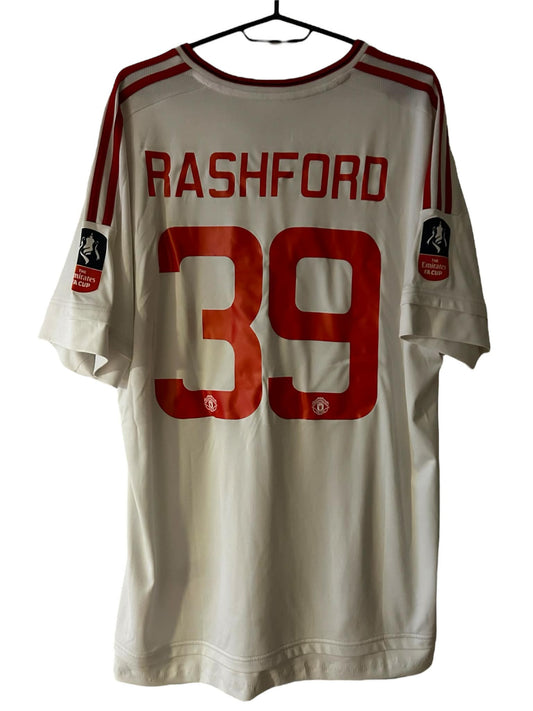 Marcus Rashford Manchester United 2015/16 Udebanetrøje – Str. XL