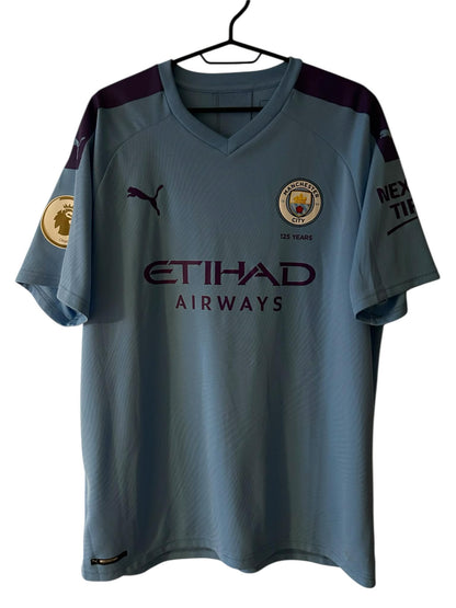 Sergio Agüero Manchester City 2019/20 Hjemmebanetrøje Str. XL