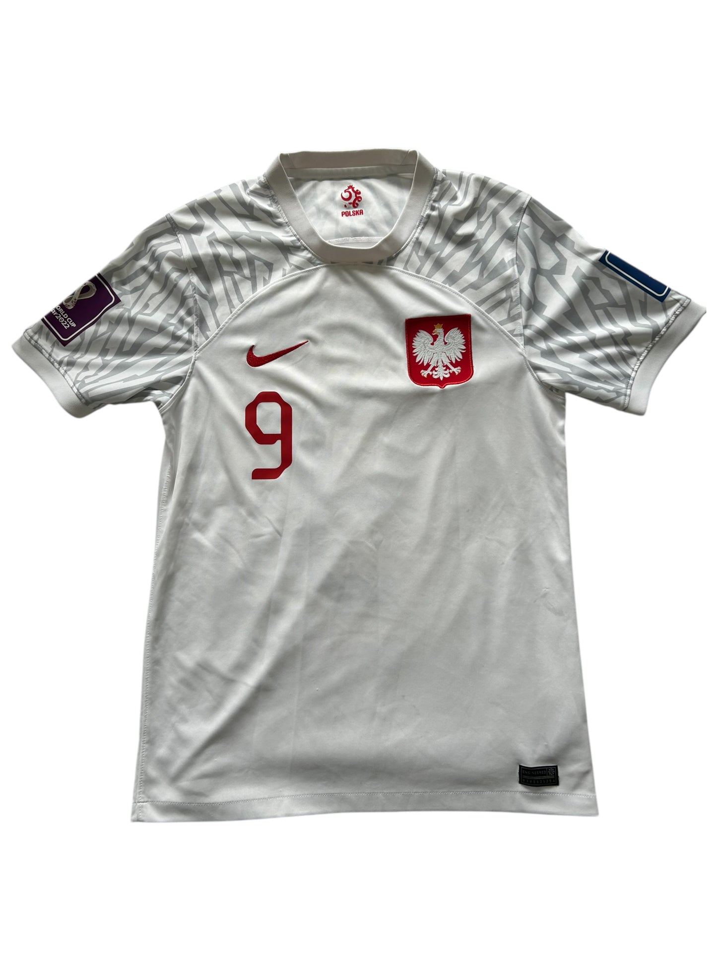 Lewandowski Poland 2022 Home shirt size M