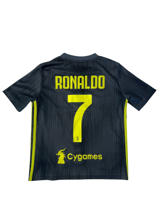 Cristiano Ronaldo Juventus FC 2018/19 Tredjetrøje (Børn) – Str. S / 140