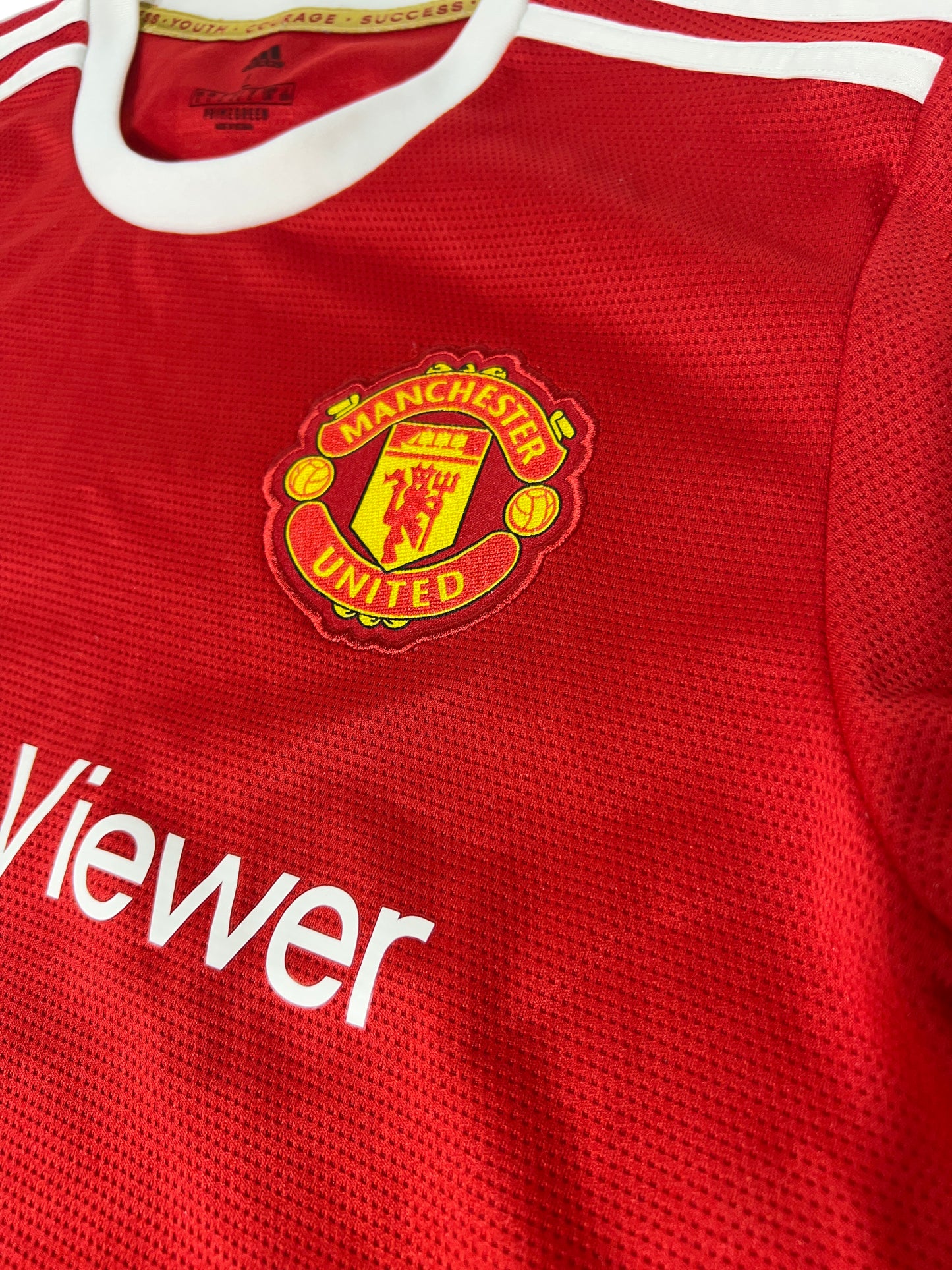 Cristiano Ronaldo Manchester United 2021-22 Hjemmebanetrøje str. L