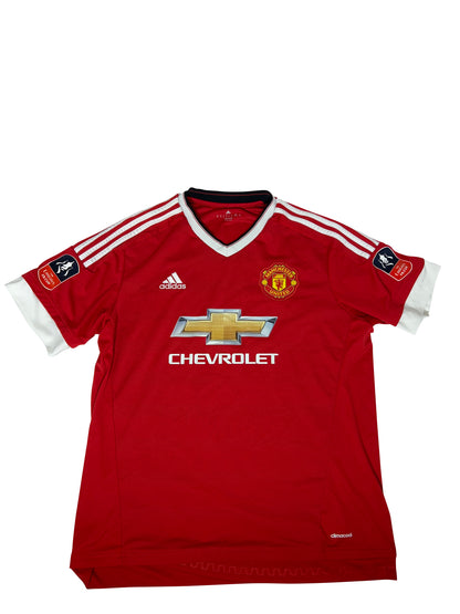 Bastian Schweinsteiger Manchester United 2015-16 Hjemmebanetrøje str. XL (FA CUP)