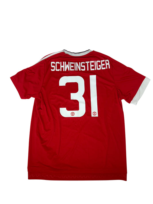Bastian Schweinsteiger Manchester United 2015-16 Hjemmebanetrøje str. XL (FA CUP)