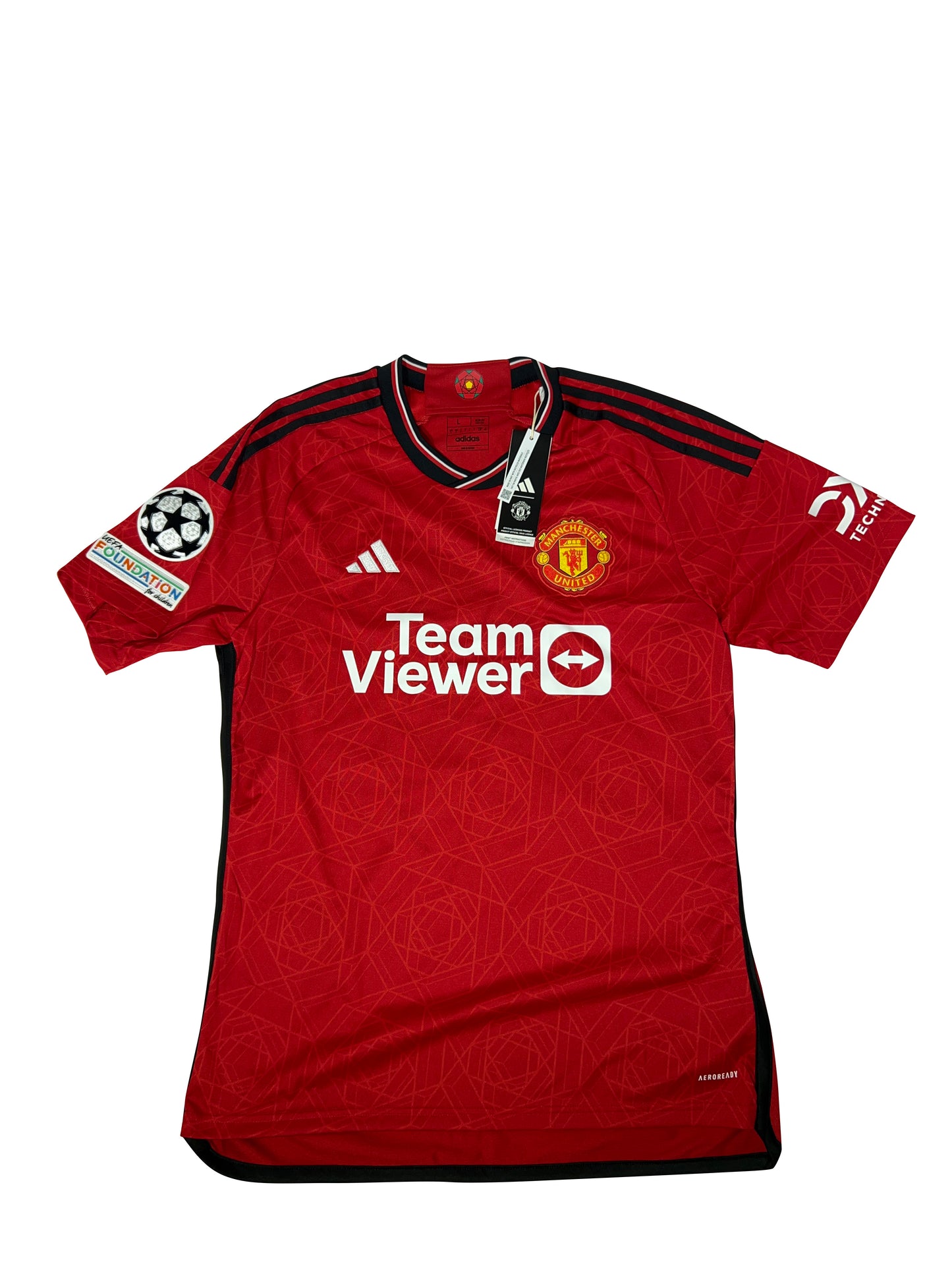 Luke Shaw Manchester United 2023-24 Hjemmebanetrøje str. L