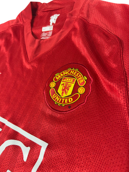 Cristiano Ronaldo Manchester United 2007-09 Hjemmebanetrøje str. M