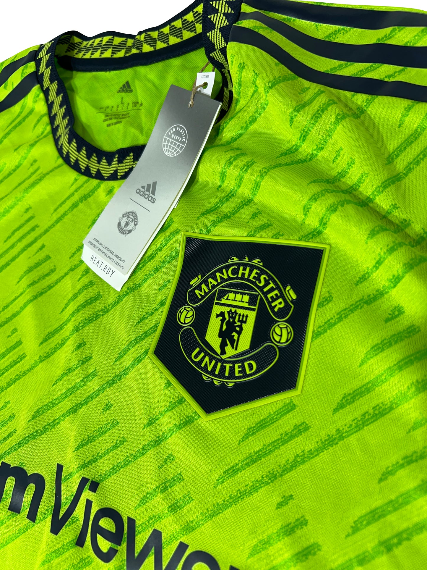 Bruno Fernandes Manchester United 2022-23 Tredjetrøje Player Version Str. L