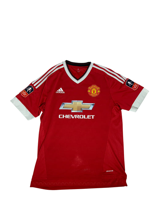 Bastian Schweinsteiger Manchester United 2015-16 Hjemmebanetrøje (FA CUP) str. L