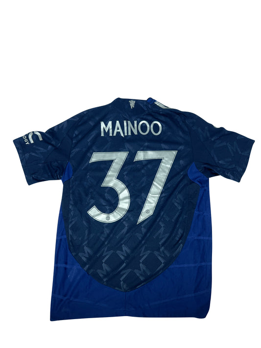 Kobbie Mainoo Manchester United 2024-25 Udebanetrøje Player Version Str. L