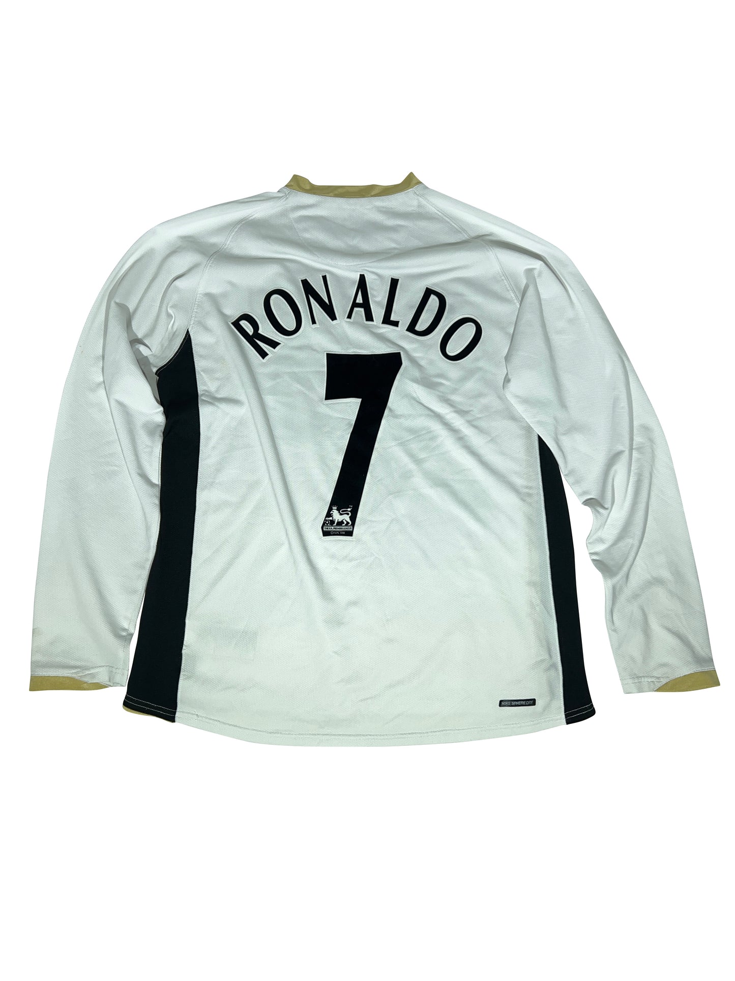 Cristiano Ronaldo Manchester United 2006-07 UdebaneTrøje (Langærmet) Str.L