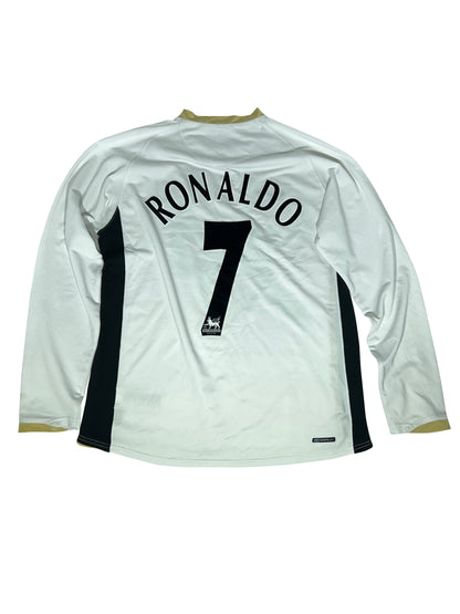 Cristiano Ronaldo Manchester United 2006-07 UdebaneTrøje (Langærmet) Str.L