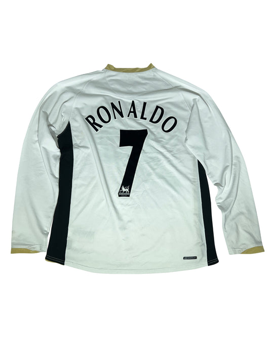 Cristiano Ronaldo Manchester United 2006-07 UdebaneTrøje (Langærmet) Str.L