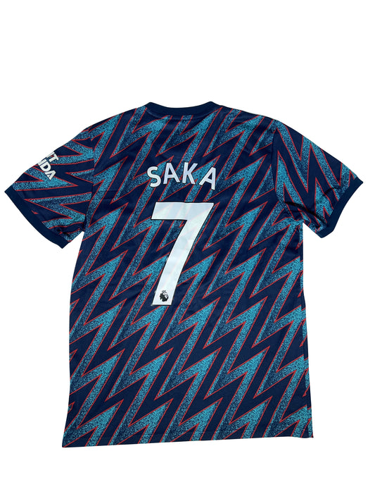 Bukayo Saka Arsenal FC 2021-22 Tredjetrøje Str. M