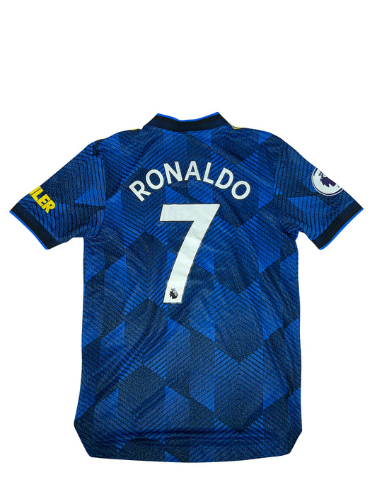 Cristiano Ronaldo Manchester United 2021-22 Tredjetrøje Player Version Str. M