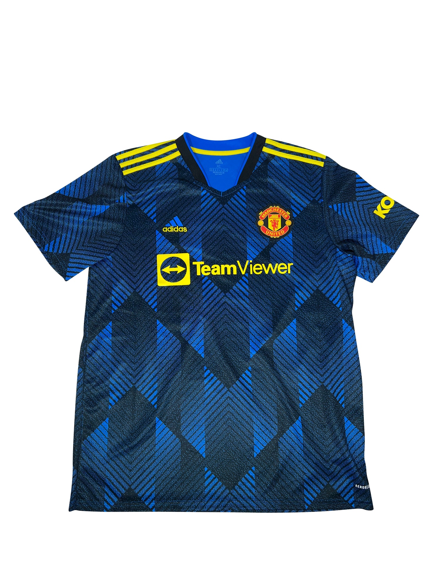 Manchester United 2021-22 Tredjetrøje Str. XL (Antony Print)