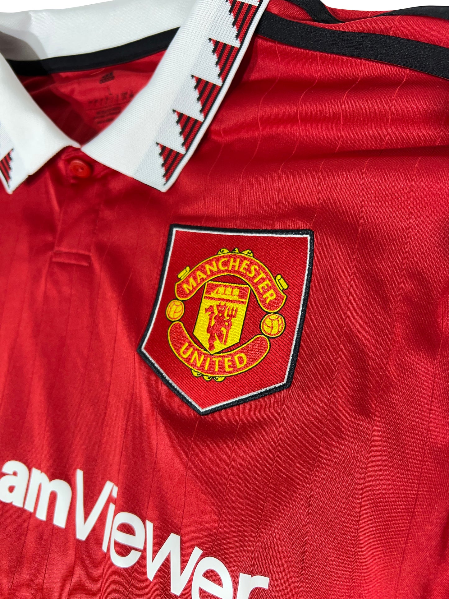 Cristiano Ronaldo Manchester United 2022-23 Hjemmebanetrøje (Langærmet) Str. L