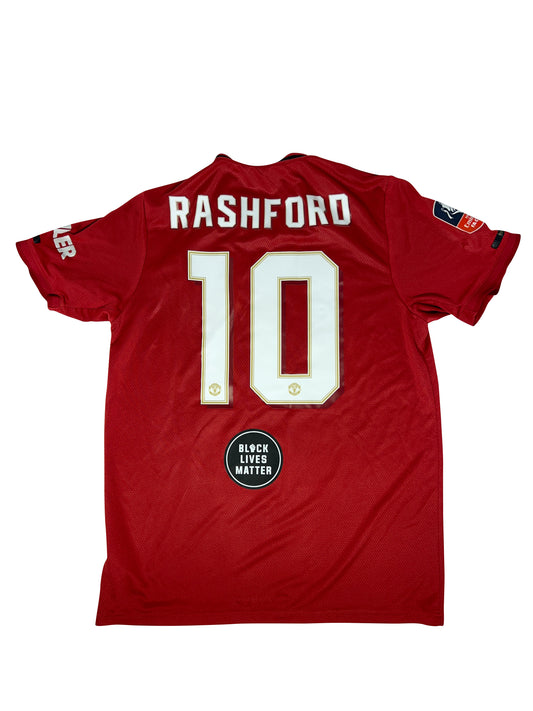 Marcus Rashford Manchester United 2019-20 Hjemmebanetrøje-3 Str. L