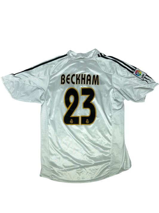 David Beckham Real Madrid 2004-05 Hjemmebanetrøje – Str. M