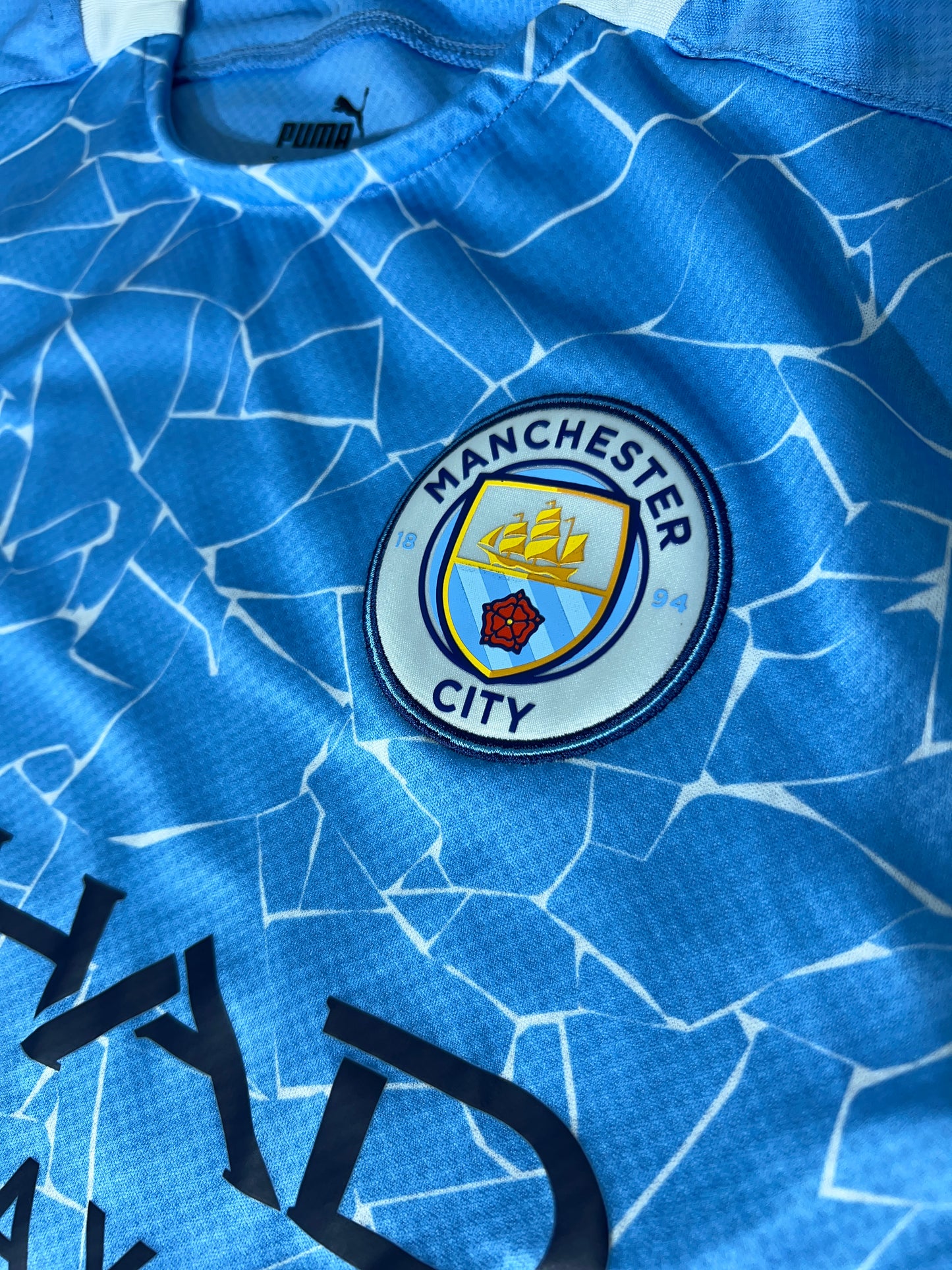 Sergio Agüero Manchester City 2020-21 Hjemmetrøje Str. S