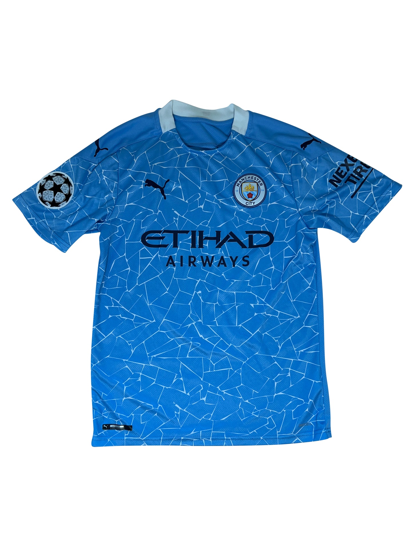 Sergio Agüero Manchester City 2020-21 Hjemmetrøje Str. S