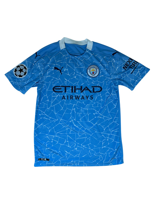 Sergio Agüero Manchester City 2020-21 Hjemmetrøje Str. S