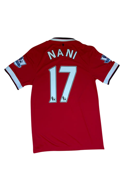 Manchester United 2014-15 Hjemmetrøje (Med Nani Print) – Str. S