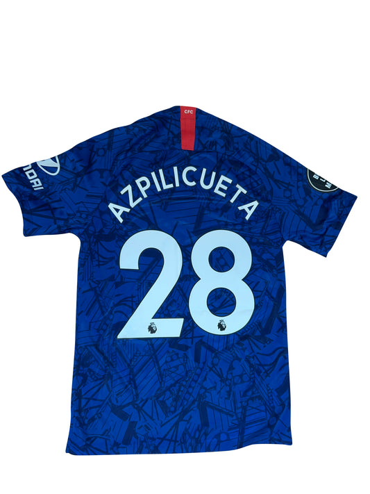 César Azpilicueta Chelsea FC 2019-20 Hjemmebanetrøje – Str. S
