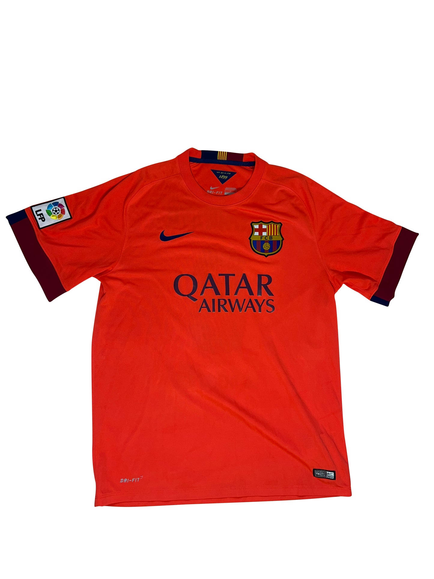 Andrés Iniesta FC Barcelona 2014-15 Udebanetrøje – Str. L