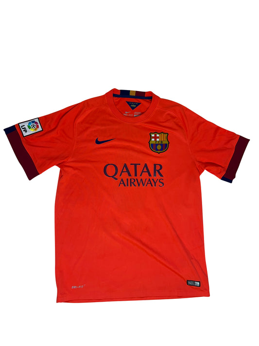 Andrés Iniesta FC Barcelona 2014-15 Udebanetrøje – Str. L