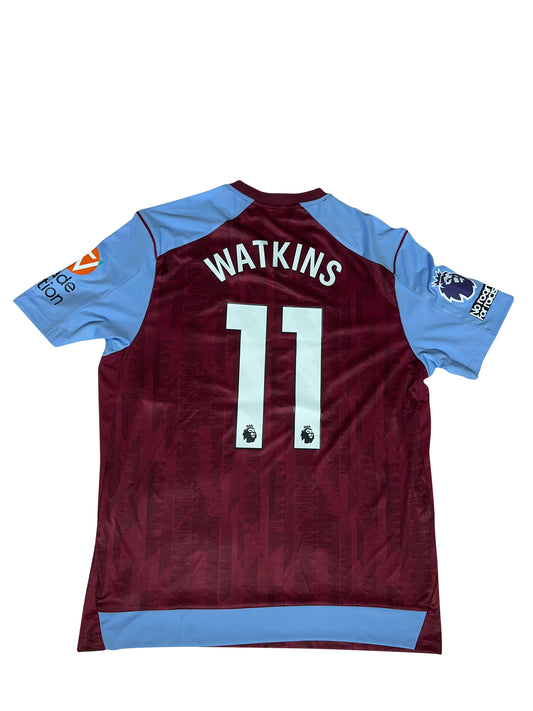Ollie Watkins Aston Villa 2023-24 Hjemmebanetrøje Str. XL