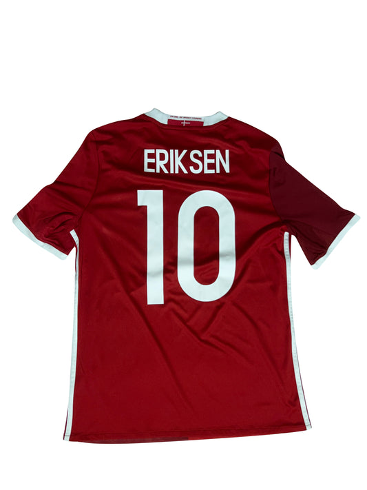 Christian Eriksen Denmark 2016 Hjemmebanetrøje (Børn) – Børne Str. XL/176/15-16år