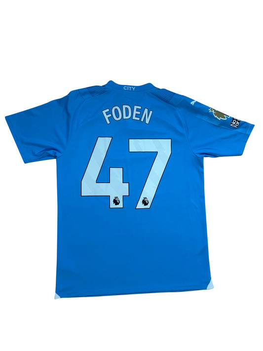 Phil Foden Manchester City 2023-24 Hjemmebanetrøje – Str. M