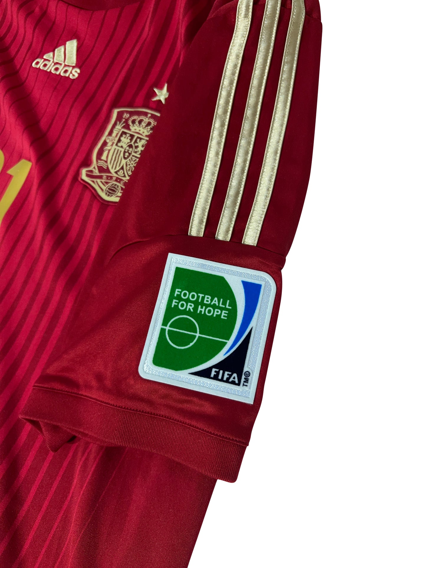 David Silva Spain 2014 Hjemmebanetrøje – Str. XXL