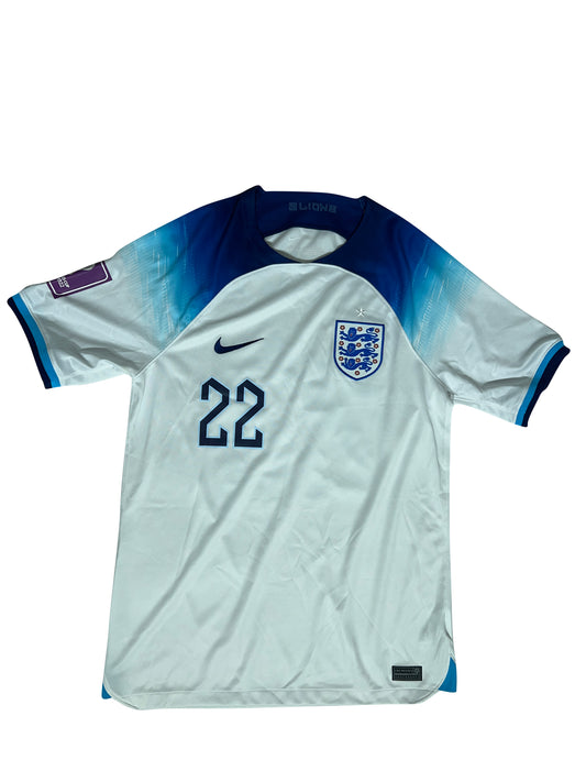 Jude Bellingham England 2022 Hjemmebanetrøje – Str. M