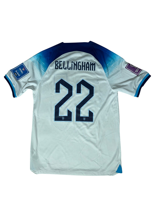 Jude Bellingham England 2022 Hjemmebanetrøje – Str. M