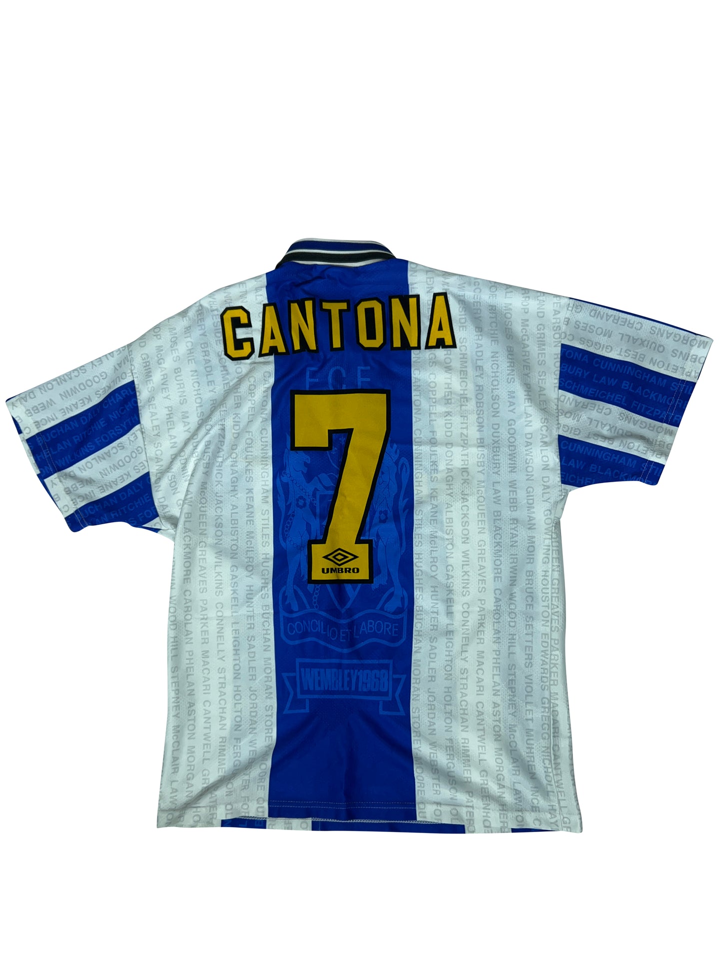 Éric Cantona Manchester United 1994-96 Tredjetrøje Str. M