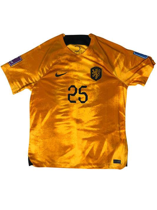 Xavi Simons Netherlands 2022 Hjemmetrøje – Str. XL