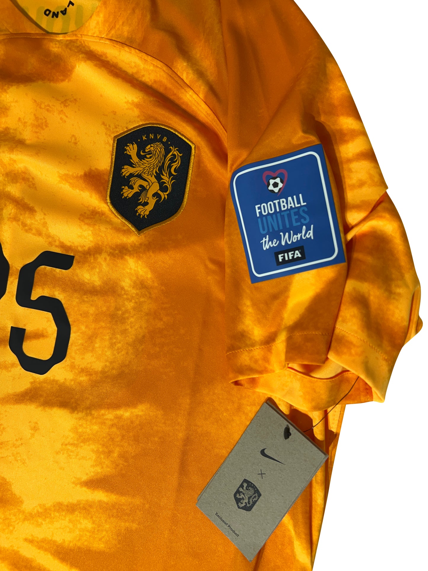 Xavi Simons Netherlands 2022 Hjemmetrøje – Str. XL