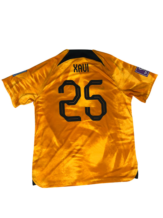 Xavi Simons Netherlands 2022 Hjemmetrøje – Str. XL