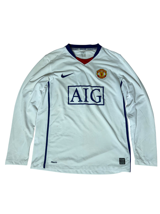 Cristiano Ronaldo Manchester United 2008-09 Udebanetrøje (Langærmet) Str. M