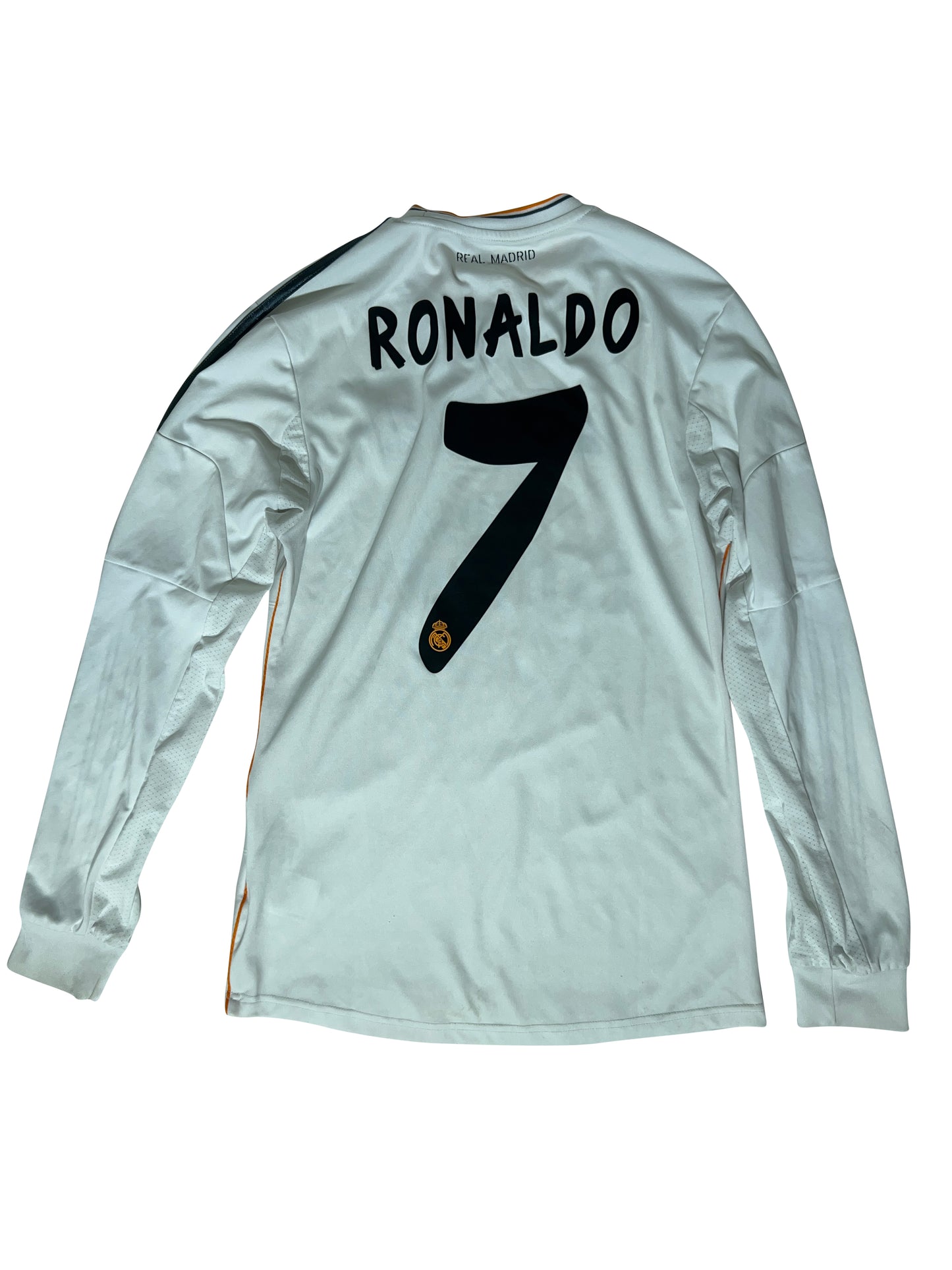 Cristiano Ronaldo Real Madrid 2013-14 Hjemmebanetrøje (Langærmet) Str. S