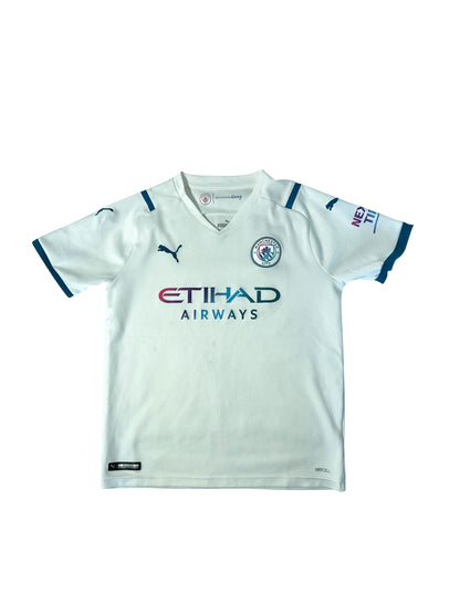 Manchester City 2021/22 Udebanetrøje (Børn) – Str. 152 / 11–12 år