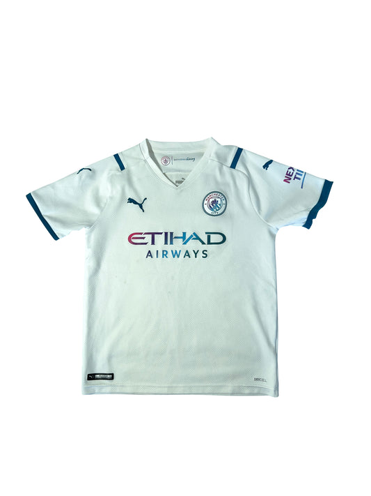 Manchester City 2021/22 Udebanetrøje (Børn) – Str. 152 / 11–12 år